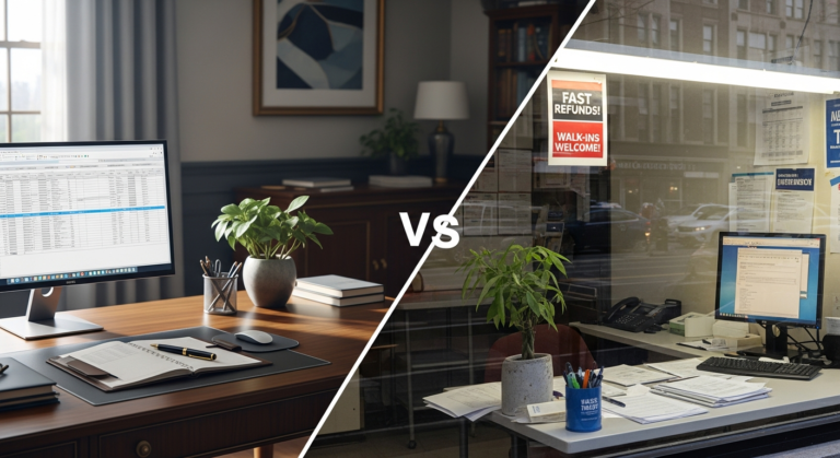 CPA vs. H&R Block: When a Tax Chain Is Enough and When It Isn’t